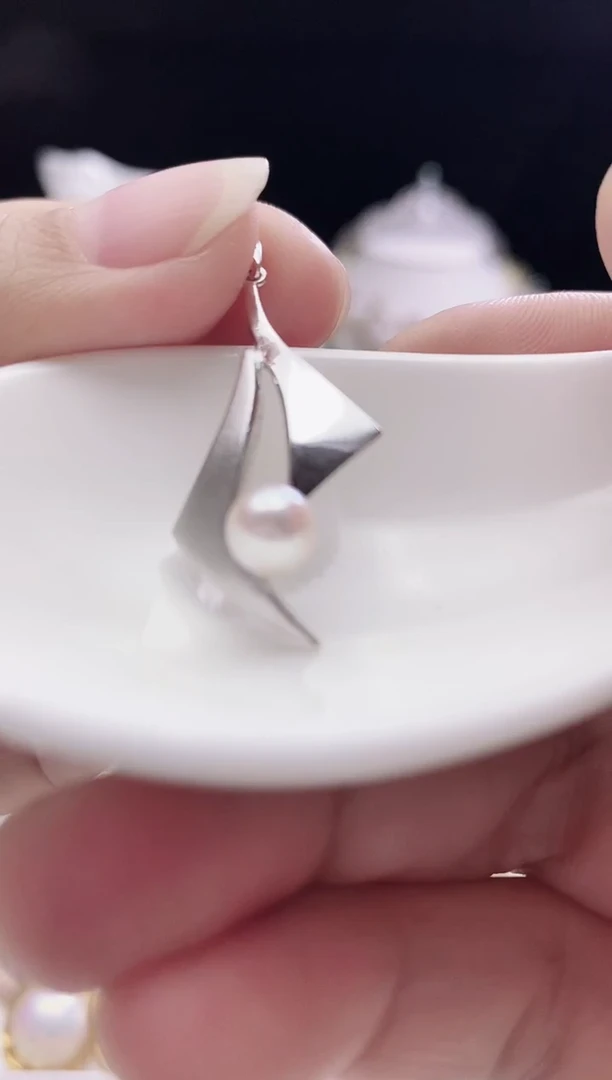 吊坠(不含链)未镶嵌海水珍珠s*j海水akoya珍珠吊坠