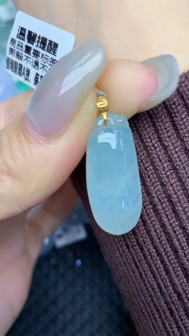 颈饰未镶嵌翡翠天然缅甸翡翠a货百元以上9元证书费自理