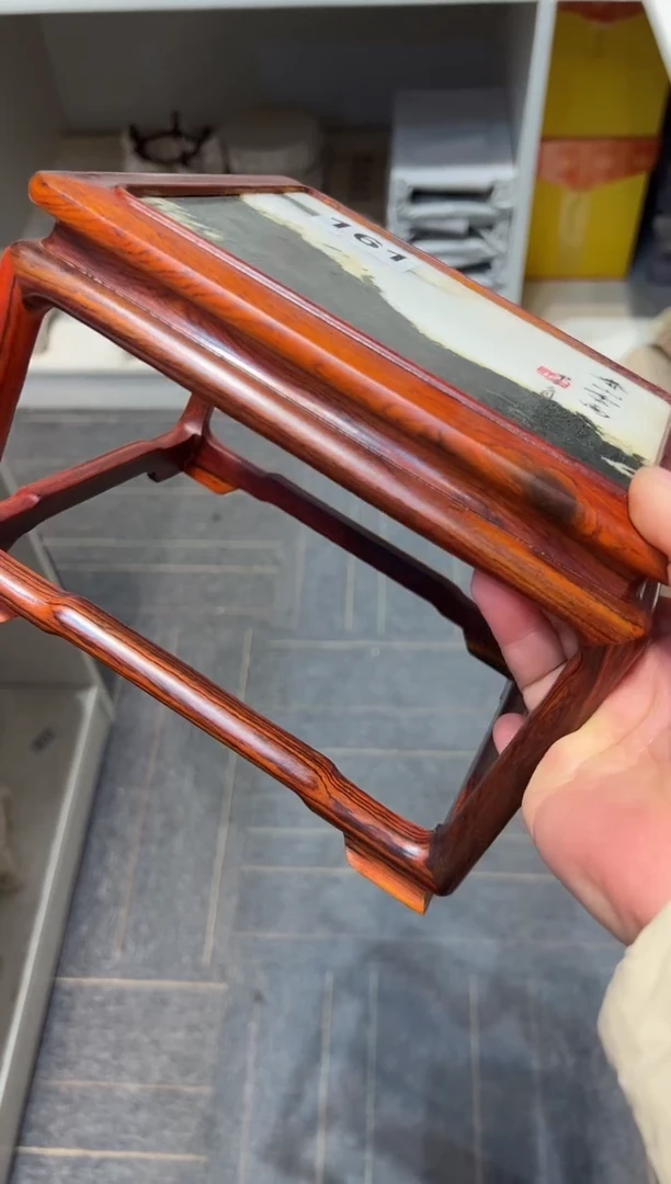 【闪购商品】红酸枝木类端景台工艺品底座长方