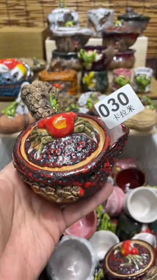 润****5030精美粗陶手工柴烧