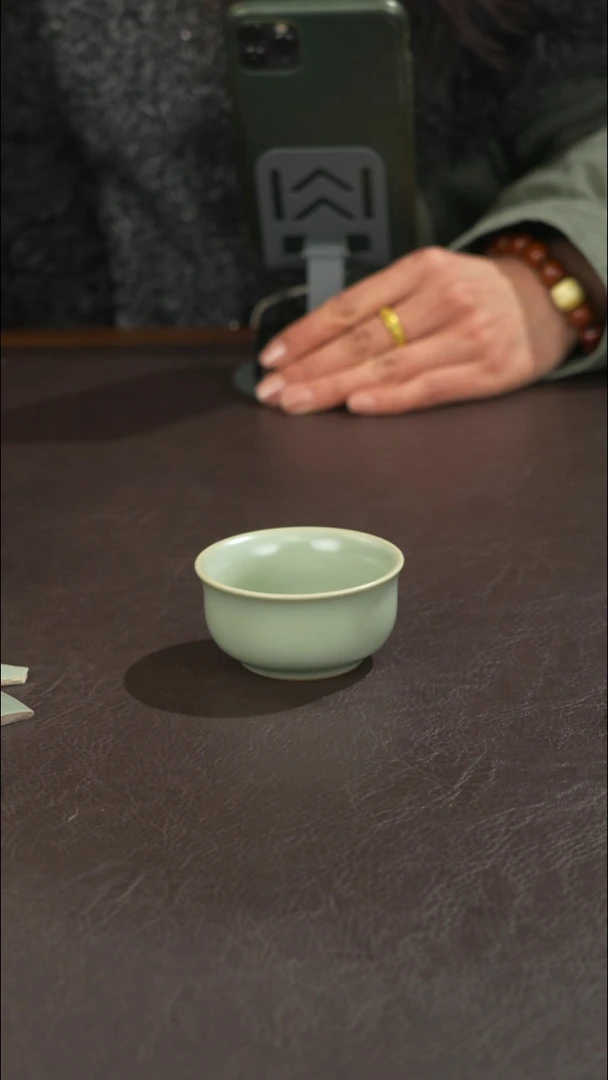 瓷宣宝汝瓷原矿原釉作品