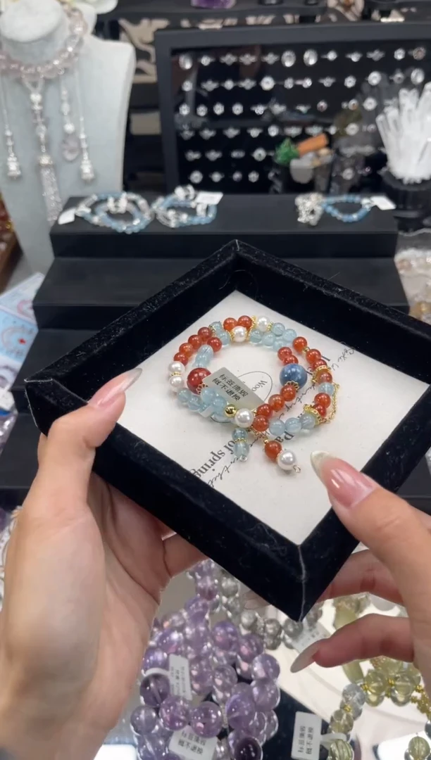 【闪购商品】烟晶手链银S925镶嵌天然水晶 多样性发货