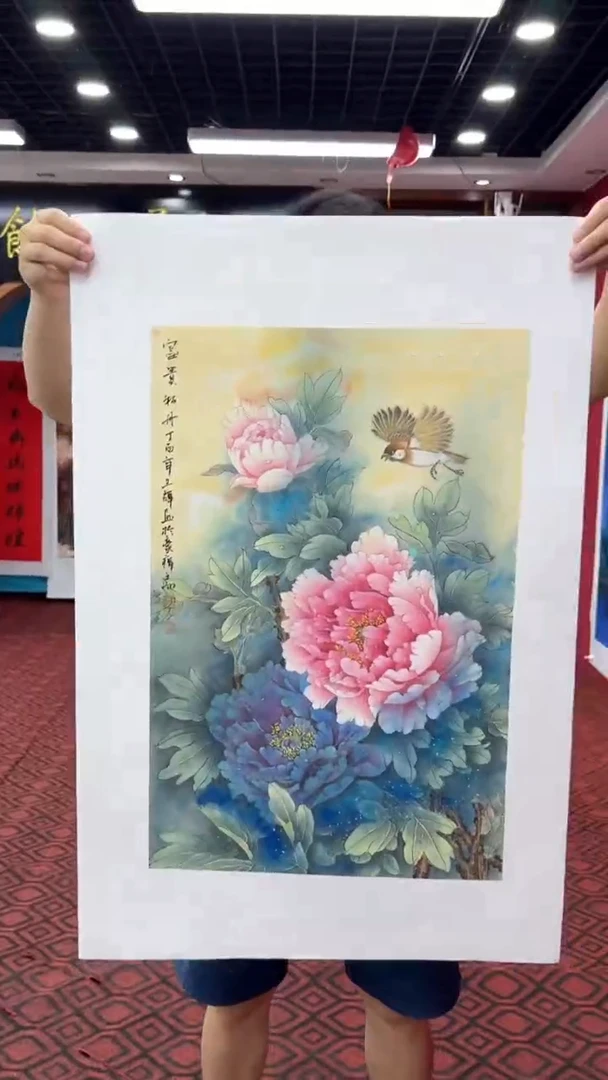 国画国画绘画山水花鸟