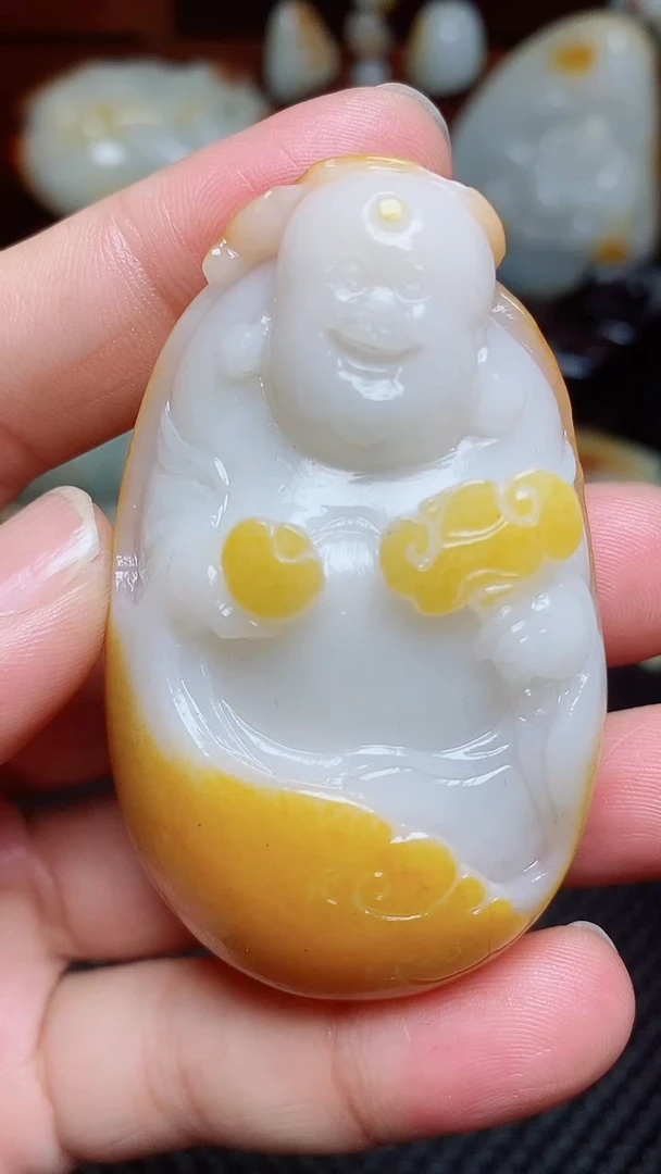 未镶嵌和田玉挂件李*1