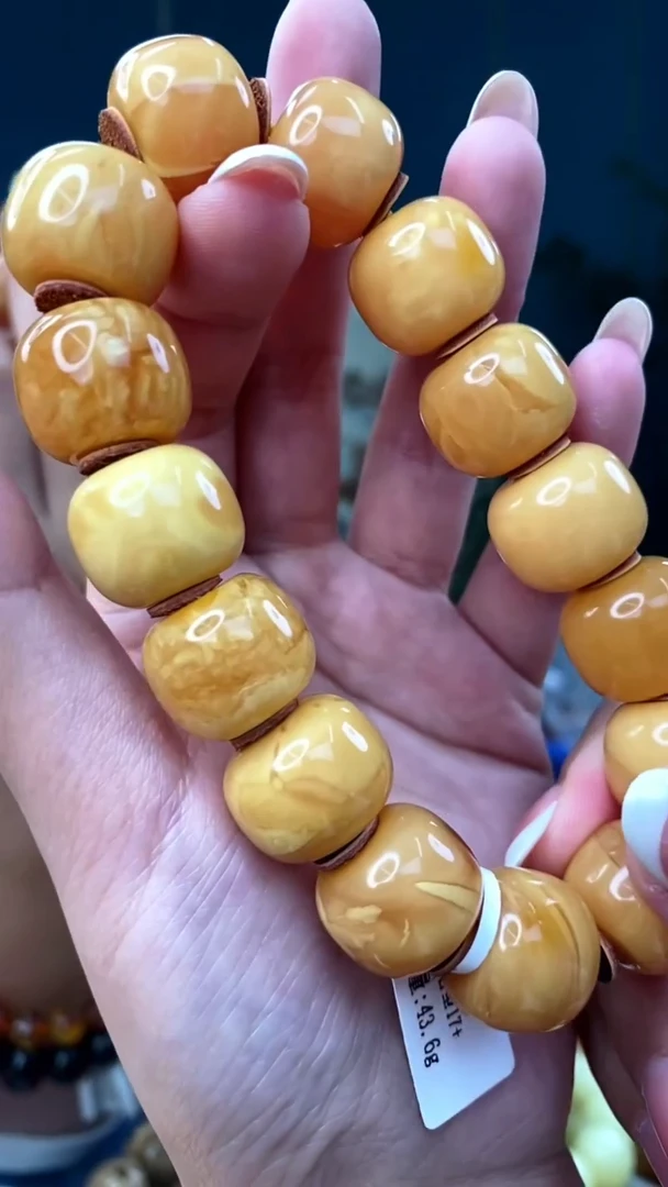 裸石琥珀未镶嵌12/4多样性发其一8