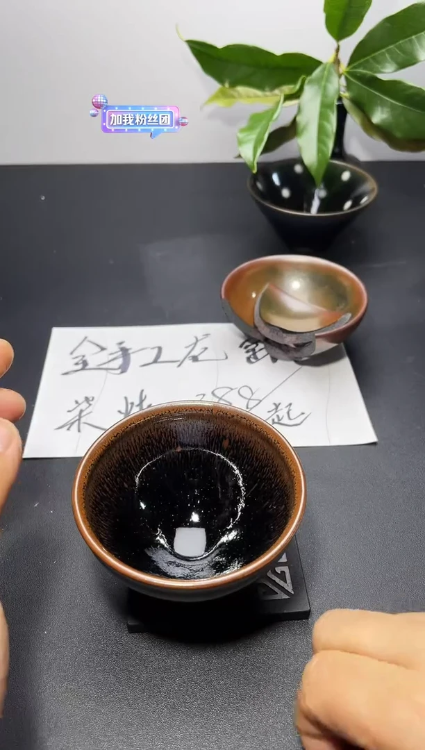 茶盏277叶紫建盏