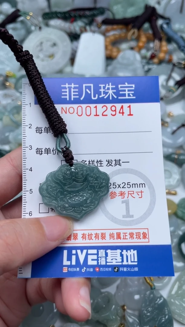 颈饰未镶嵌翡翠12941
