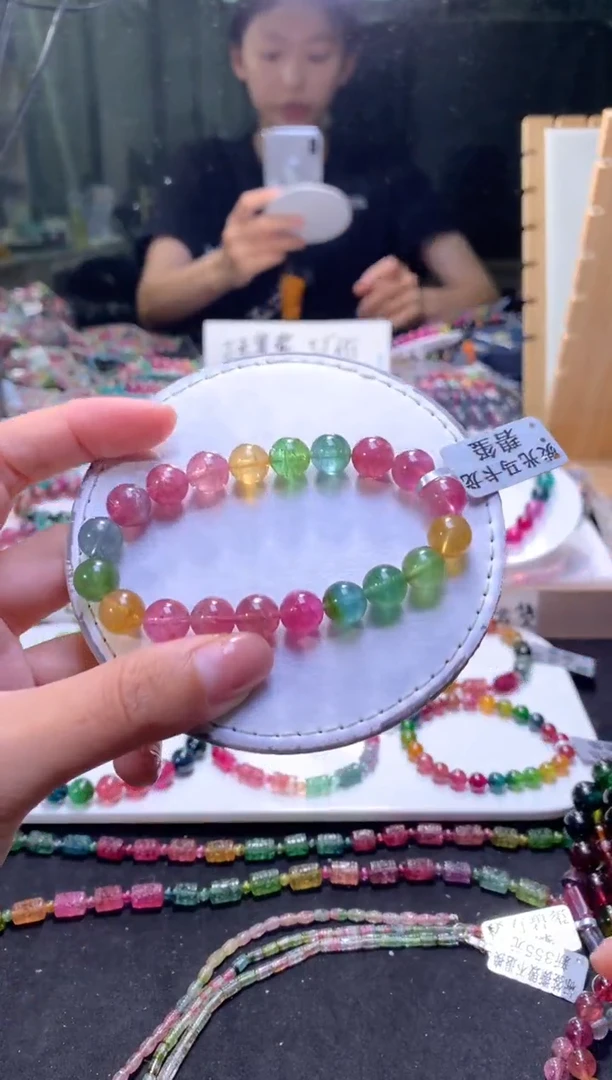 未镶嵌手串碧玺A01【天然碧玺】