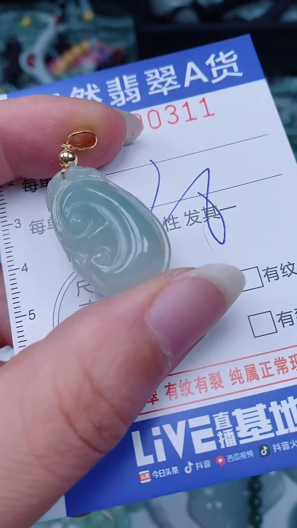 翡翠未镶嵌颈饰00000311