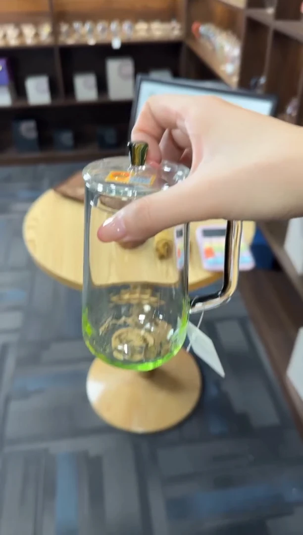 A****手高货绿茶杯 青霓杯青绿色