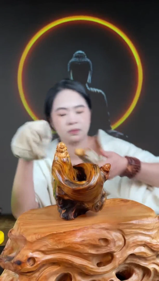 柏木（崖柏）手工摆件,先抢先得! 编号:300