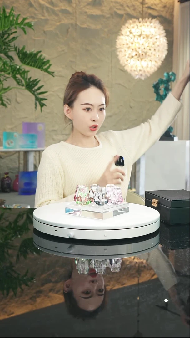 【闪购商品】瓷片设计款酒杯摆件一套