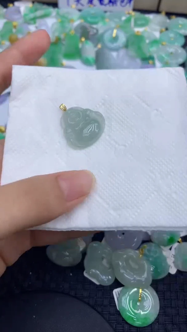 颈饰未镶嵌翡翠天然缅甸A货翡翠