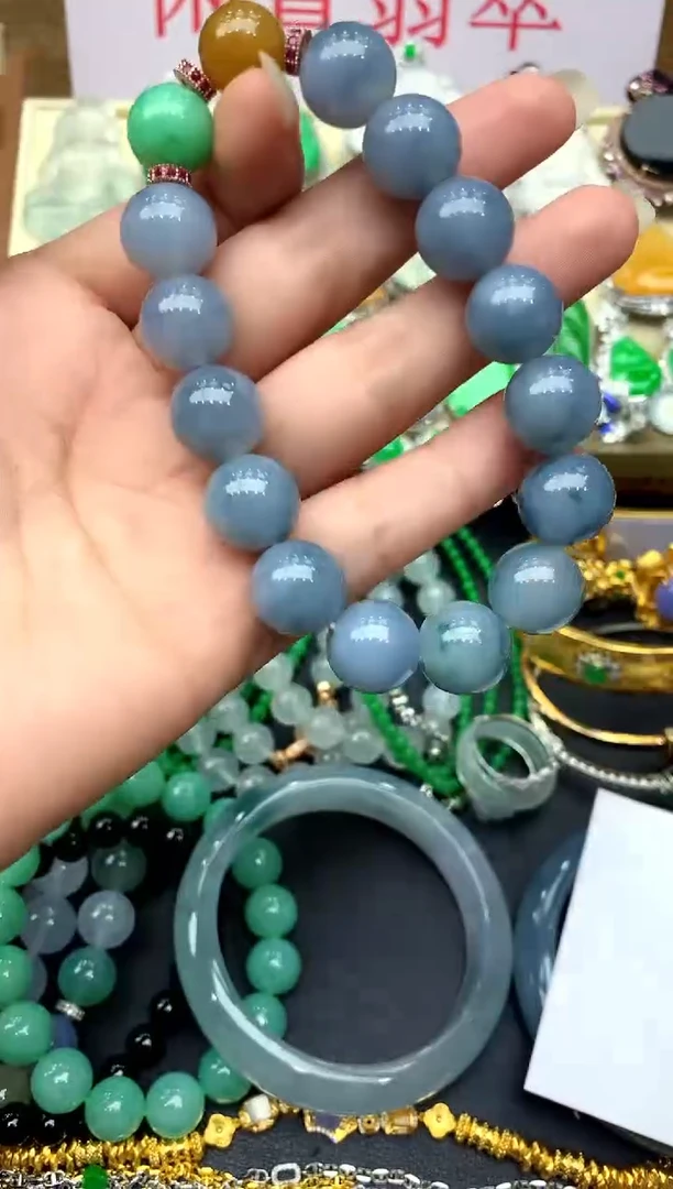 未镶嵌手串翡翠298 -中国好珍宝