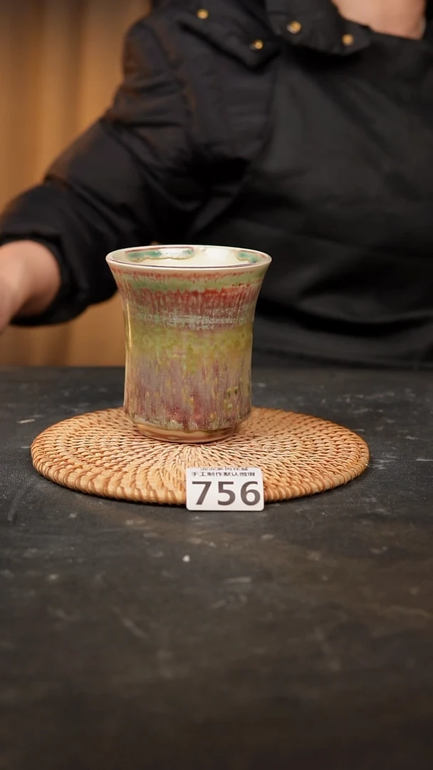 【闪购商品】瓷片756泥泥手工花盆口9