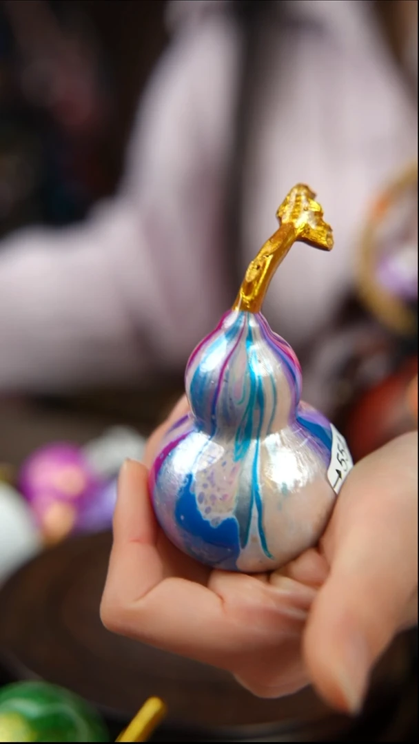 554号漂漆小手捻葫芦