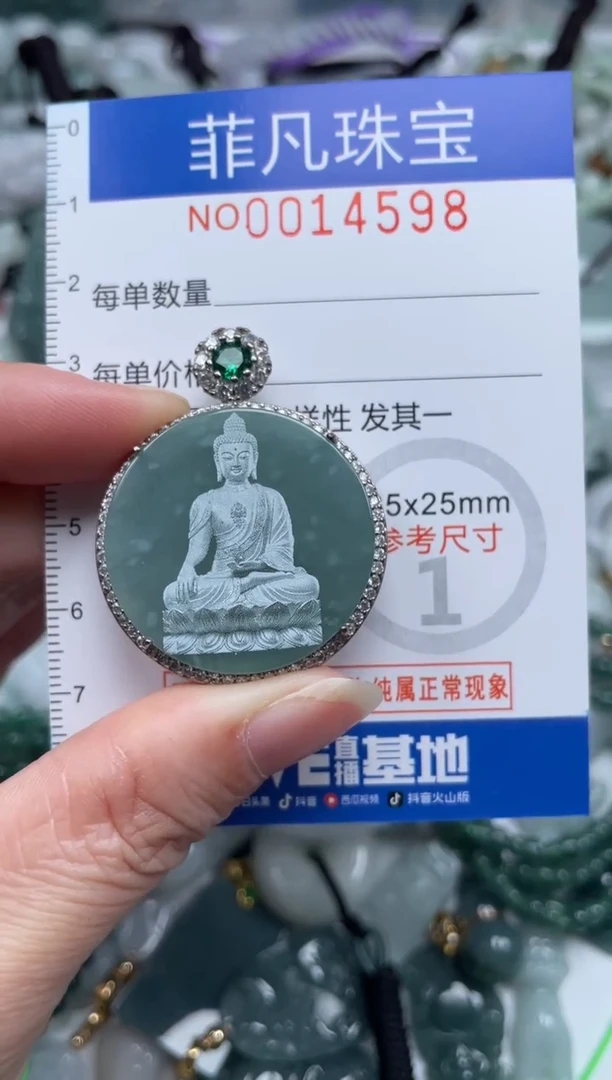 颈饰未镶嵌翡翠14598