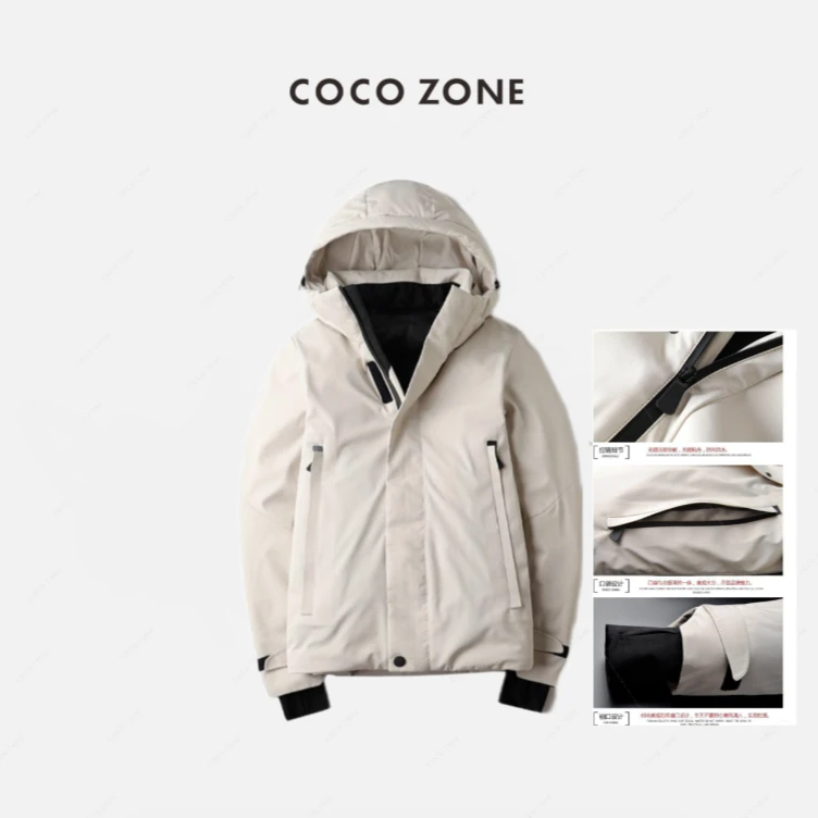 【新款升级5.0/短款/90白鸭绒】【男女同款】运动冬季外套