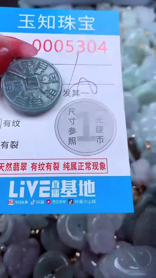 吊坠(不含链)未镶嵌翡翠5304