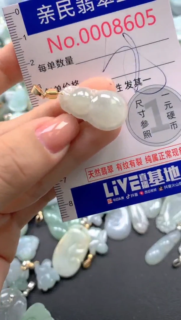 颈饰未镶嵌翡翠8605