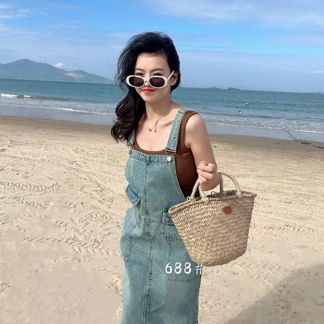 【柒玖自制】2025年夏季新款韩版休闲百搭连衣裙