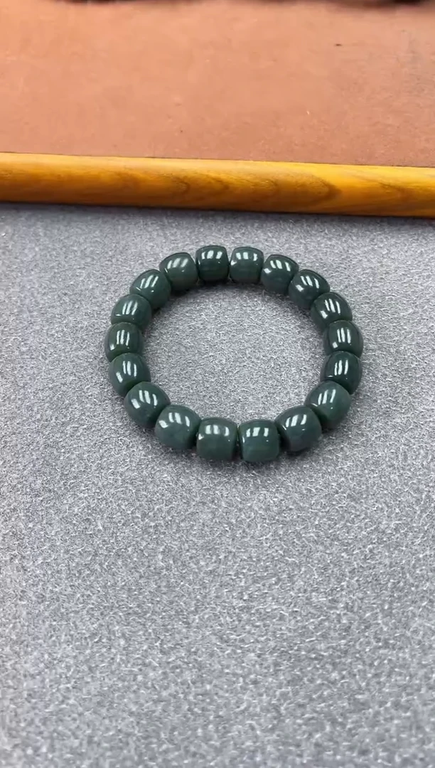 手链未镶嵌和田玉纯天然新疆且末蓝12