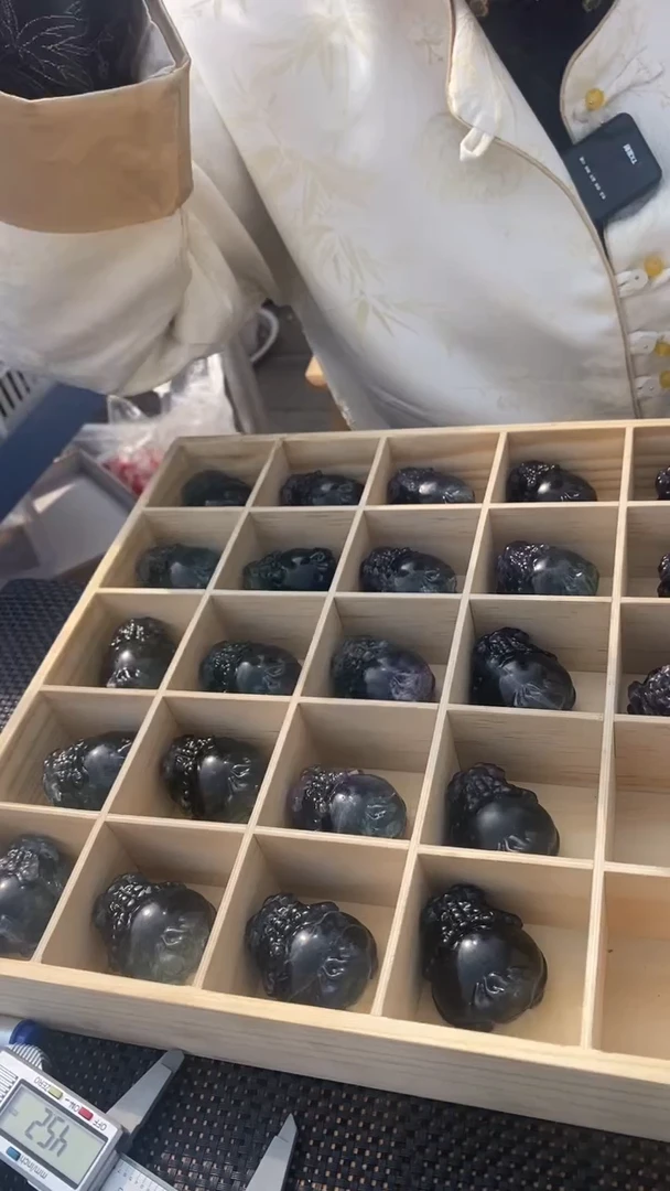 【闪购商品】萤石龙龟未镶嵌（蓝绿）萤石龙龟D20多样性发其一