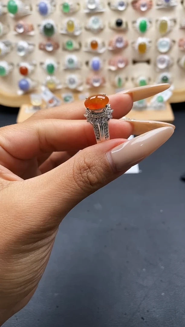 未镶嵌戒指翡翠缅甸天然A货翡翠2 9-1