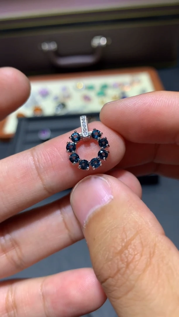 颈饰托帕石未镶嵌W23【多样性发其一】