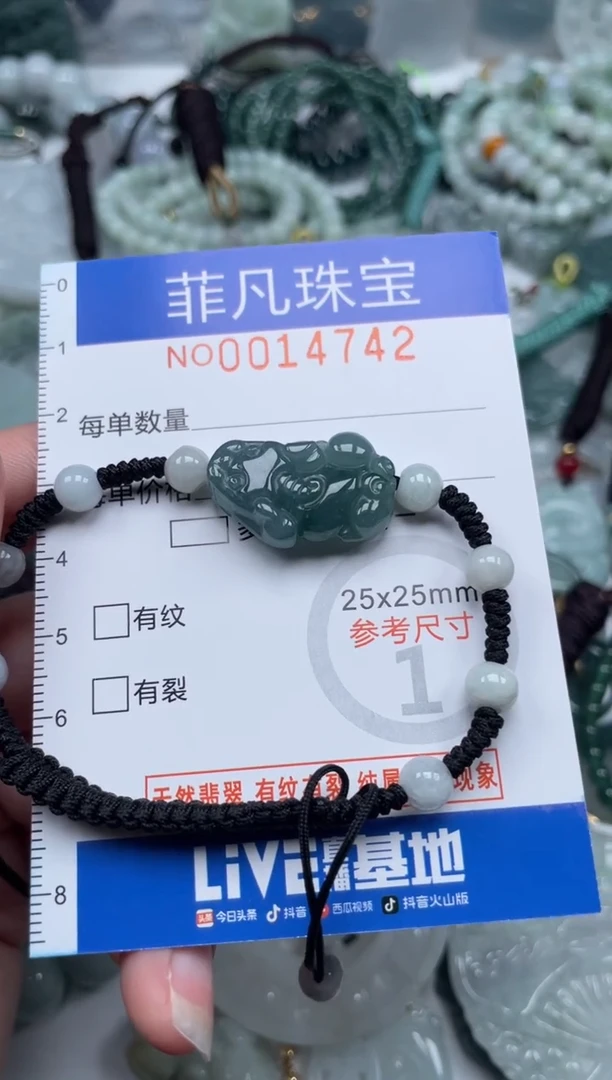 颈饰未镶嵌翡翠14742