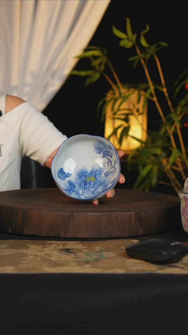 碗景德镇手工手绘高温陶瓷可进蒸箱烤箱洗碗机
