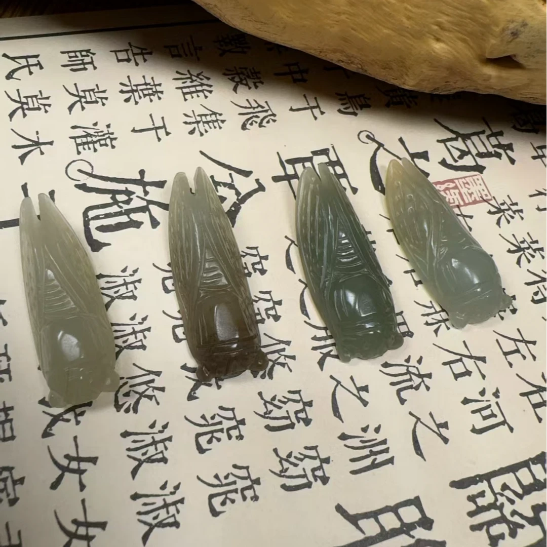 和田玉（一鸣惊人）和田玉禅（含绳，天然玉石多样性发货拍一发一）