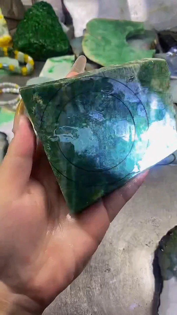 未镶嵌挂件翡翠天然缅甸翡翠A货473
