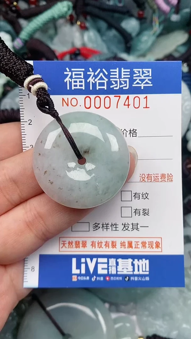 翡翠未镶嵌颈饰...0007401