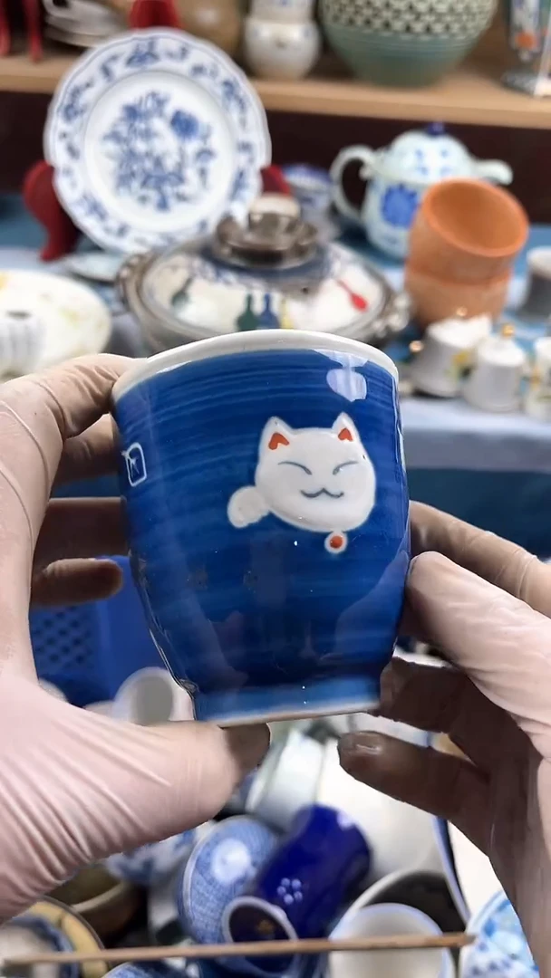 瓷片英歌瓷器满19.9包邮