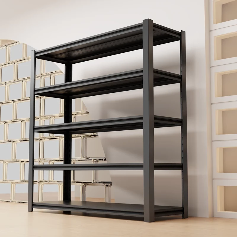 家用货架置物架多层落地仓库阳台储藏室杂物间商用超市钢制收纳架