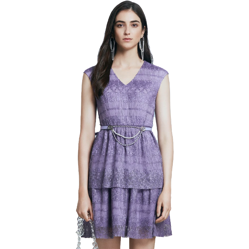 【晨粉专享】ELLASSAY歌力思连衣裙 EWE321Y06500