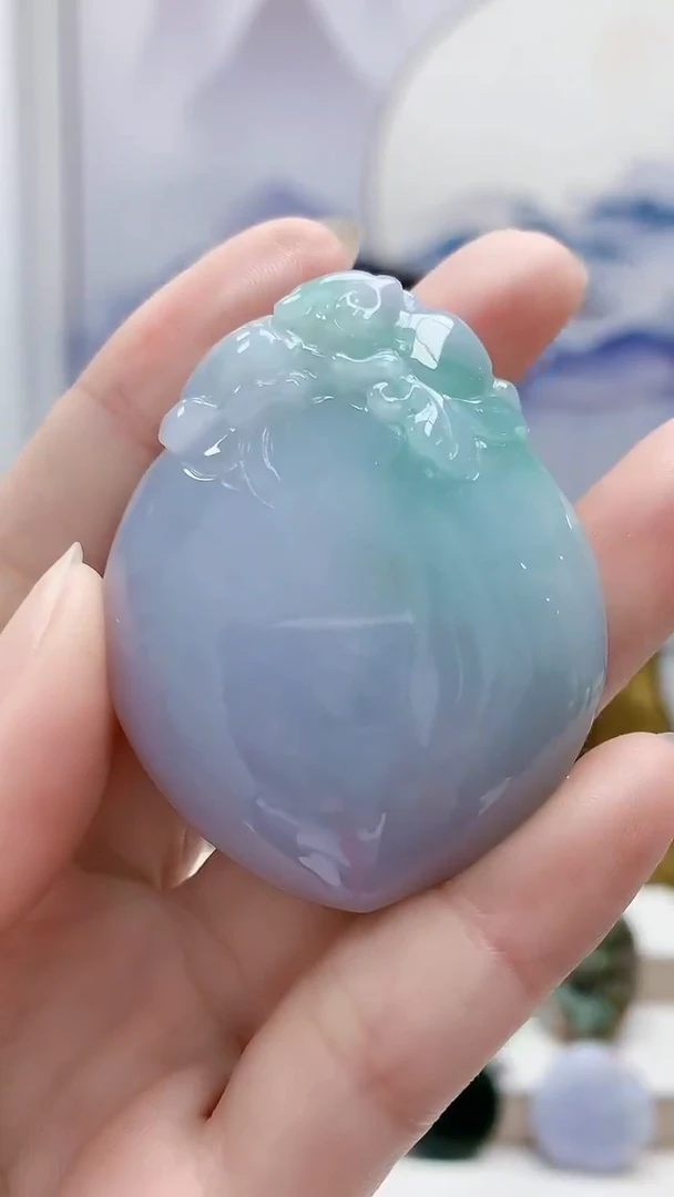 未镶嵌定制翡翠4852ry-毛货挂件239