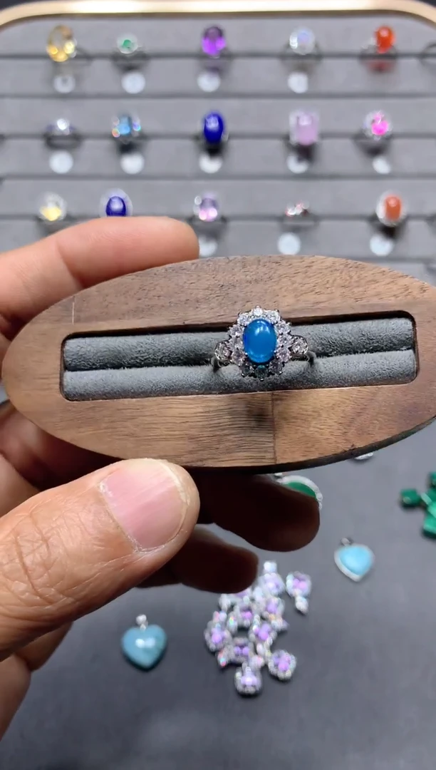 欧泊未镶嵌戒指W21（随机性发货只发一单）