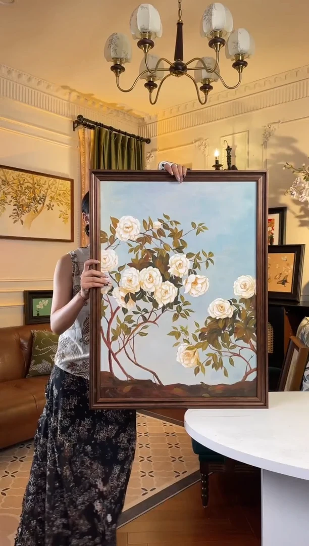 竖款60*80山茶花新品
