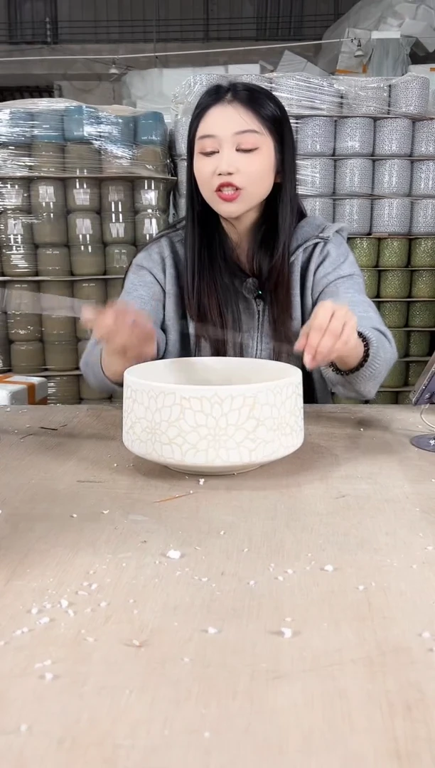 【闪购商品】陶瓷拼盘缩点花中号22x12