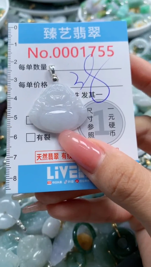 翡翠未镶嵌颈饰1755