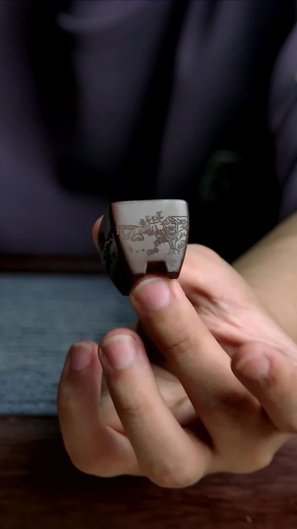 紫砂花盆2*2内径紫砂花盆