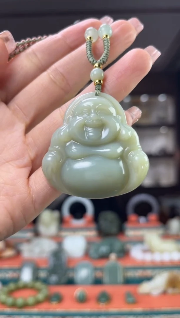 【闪购商品】和田玉颈饰未镶嵌佩佩45mm左右