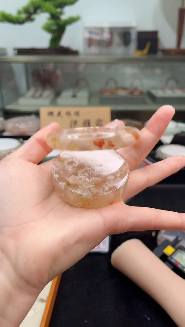 未镶嵌手镯石英质玉57圈口（赠品镯心）S963885