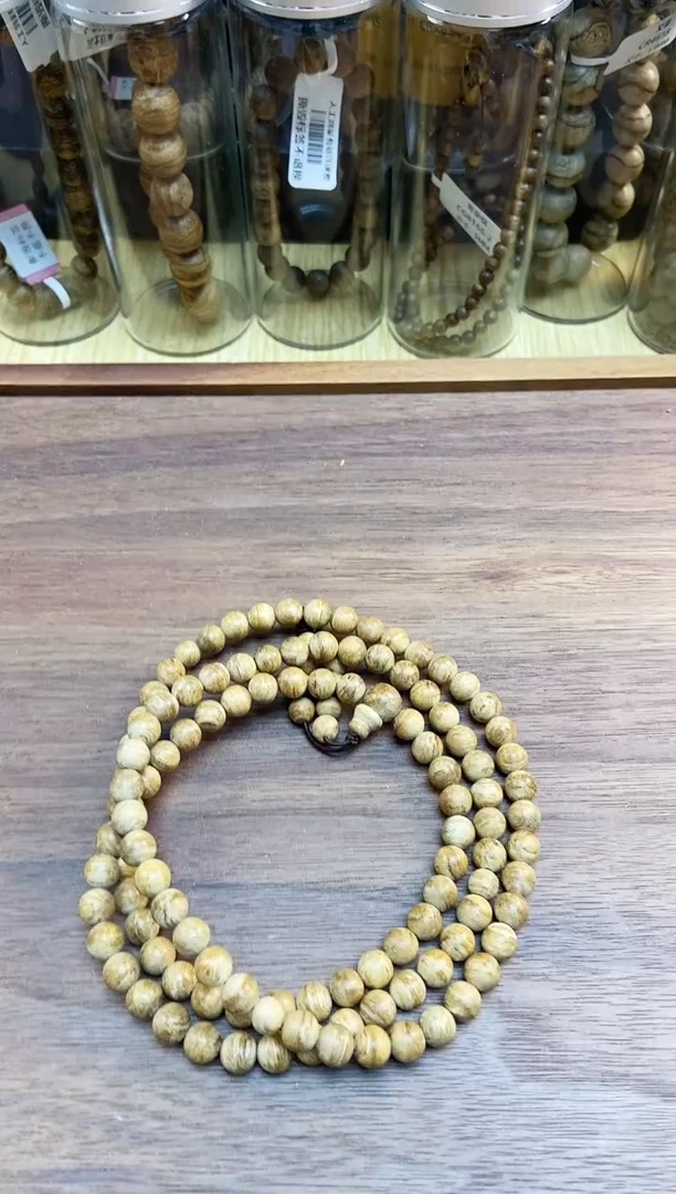 沉香手串CL673正区达拉干土沉卡7*108 13g+天然野多圈