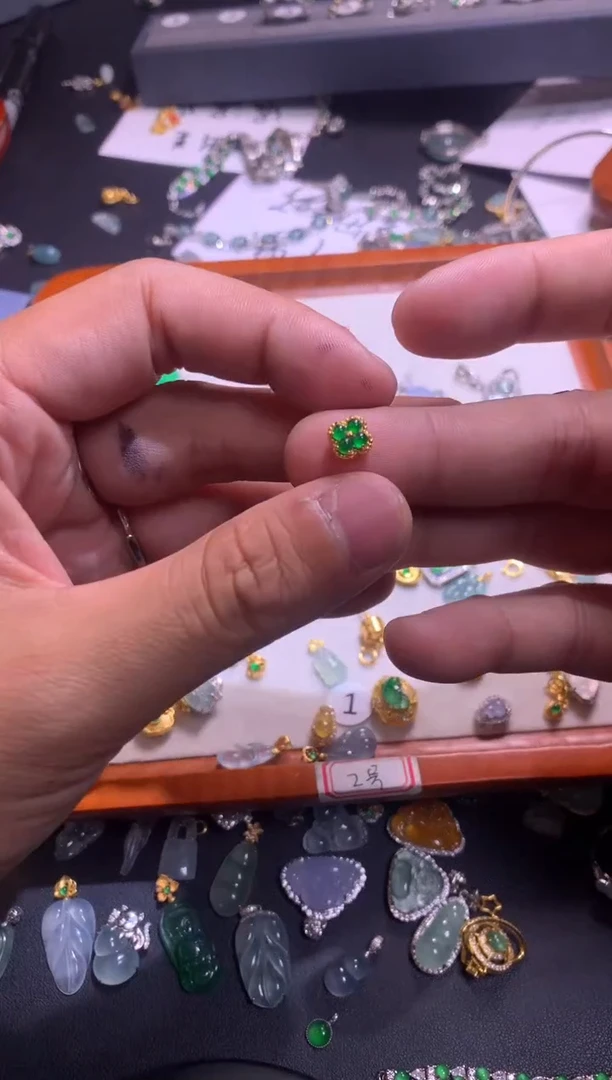 【闪购商品】翡翠吊坠(不含链)银S925镶嵌1