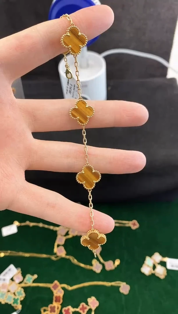 【闪购商品】木变石手链18K金镶嵌.