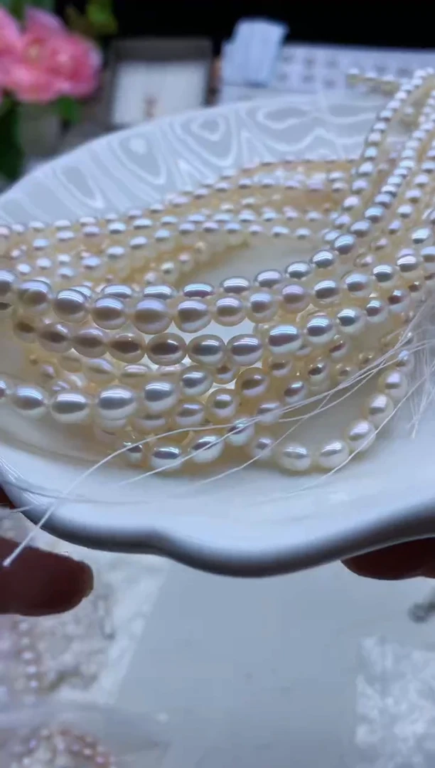 【闪购商品】淡水珍珠耳饰未镶嵌淡水珍珠项链多样性发其一