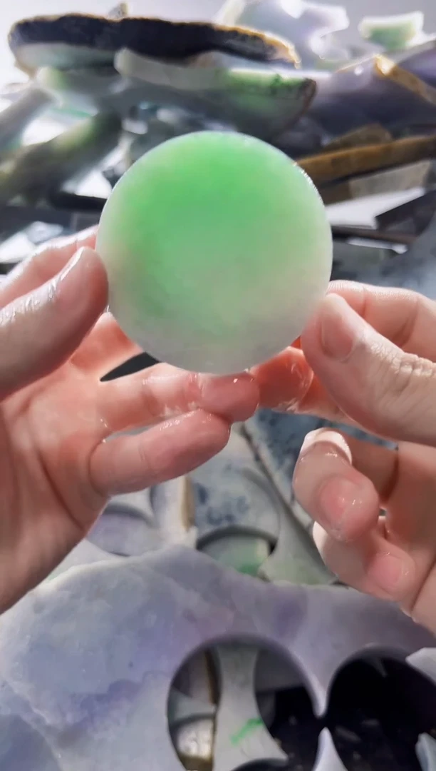 裸石翡翠缅甸翡翠A货文8541